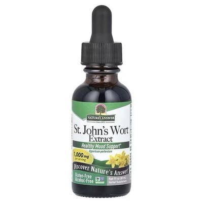 Nature's Answer, Johanniskraut-Extrakt, alkoholfrei, 1.000 mg, 30 ml