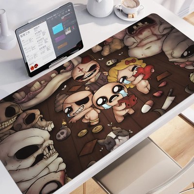 Gaming Mauspad Bindung Isaac Gummi XXL Schreibtischmatte Tastatur Pad