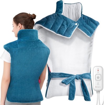 Comfytemp Weighted Heating Pad for Back Neck Shoulders, FSA Eligible Heated Pad,