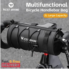WEST BIKING MTB Road Bike Bicycle Handlebar Bag Cycling Front Bag Shoulder Bag