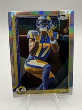 2025 Topps Chrome Football Davante Adams Refractor Silver #165 Los Angeles rams