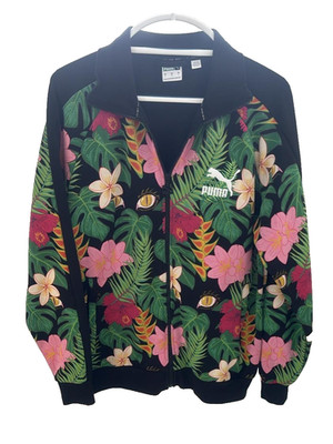 Puma  T7 Track 68 Tropical Tiger Eyes Floral Jacket 537546 Large L 2021
