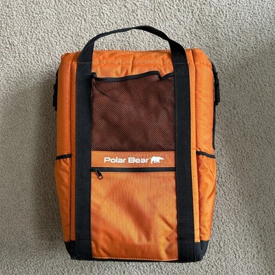 Polar Bear Coolers Original Backpack Soft Cooler  20x16x8'' - Orange - Clean