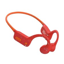 Swimming Headphones-Bone Conduction Headphones, IP68 Red- Premium version