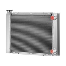 26w X 19h Universal 2-rows Aluminum Radiator Double Pass For Chevy Sbc 350