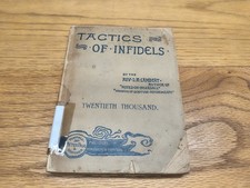 Tactics of Infidels, Rev. L A Lambert, 1887, Peter-Paul-Bros, 1st edition