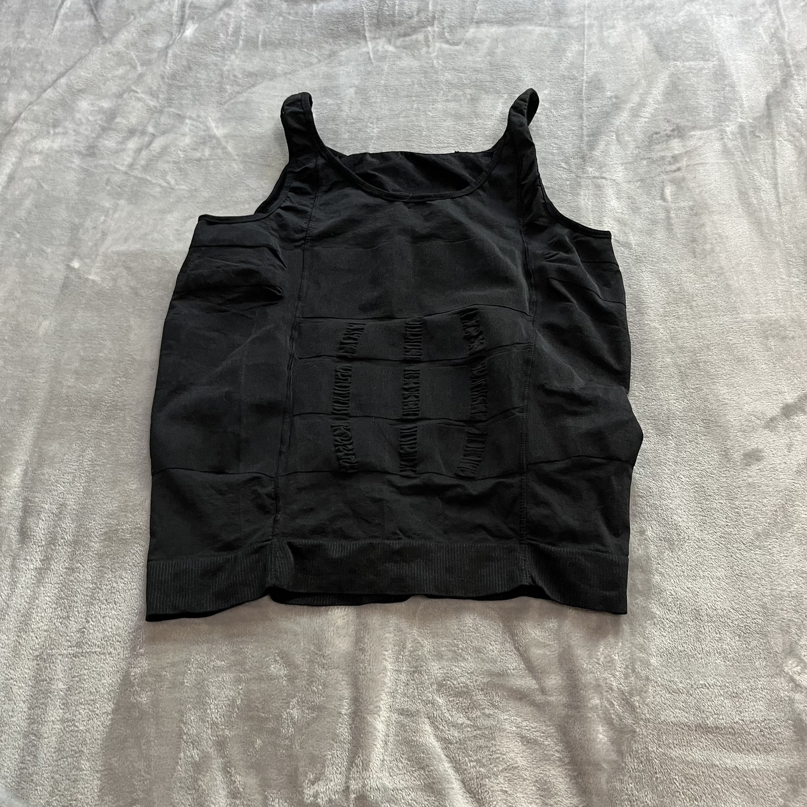 Women's 2XL Seamless Shapewear Tank Top - Nylon Spandex Compression Sleeveless-image