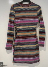 SHEIN Bae multi-coloured dress size Medium summer holiday open side