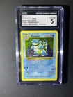 CGC 5 Blastoise Base Set Shadowless 2/102 Holo Rare English 1999