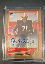 2020 Panini Donruss Optic - Rookies Jedrick Wills #119 Bronze Prizm...