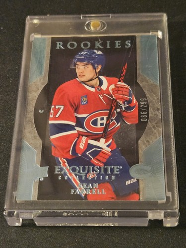 23-24 Exquisite Collection Sean Farrell Rookie #/299 🚨🚨🚨 Montreal Canadiens - Picture 4 of 5