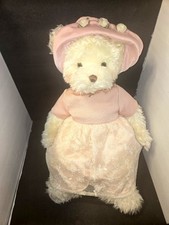 Retired Vtg Russ Berrie 17" Weighted Teddy Bear Pheobie VGC