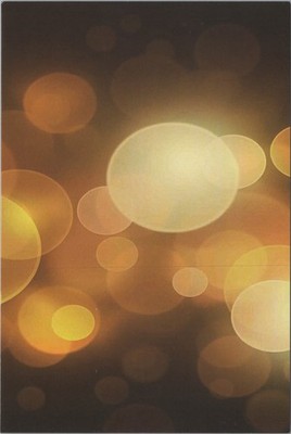 Yellow Bokeh Effect New 4x6 Image Card Blank Back UNP