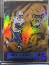 2021 Panini Illusions Amon-Ra St. Brown #86 Trophy Collection Orange (RC)