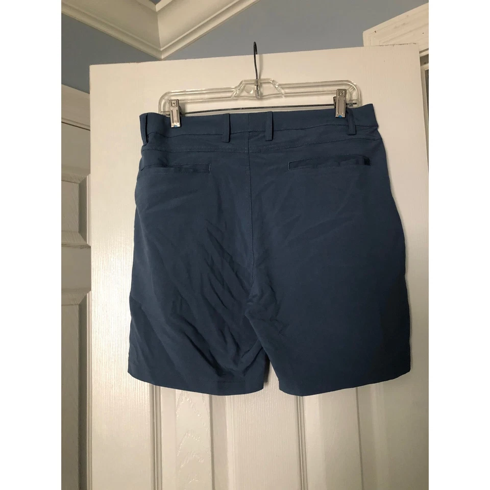 Pantalones Cortos de Golf Chinos Tasc Tailored Para Hombre Azul Bambú Rendimiento Talla 33 Foto 4 de 4