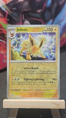 Jolteon 135/165 Reverse Holo MEW SV: Scarlet & Violet 151 Rare NM-MP