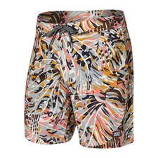 SAXX - MEN -Betawave 2N1 Swim Shorts 17" - Butterfly Palm- Sz 32 NWT  MSRP 80
