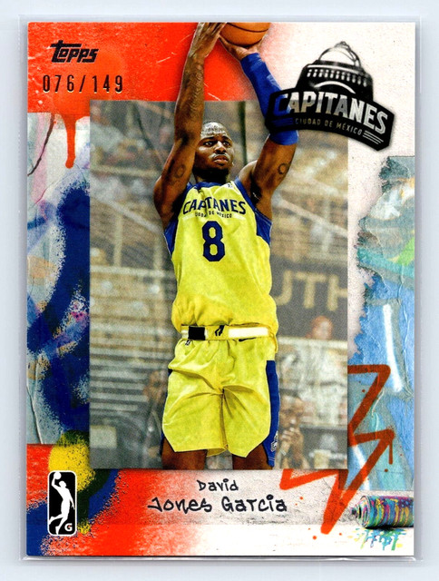 2024-25 Topps G-League Orange David Jones Garcia 76/149 Spurs #54 FREE Shipping