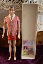 KEN DOLL Mattel Vintage 750 Painted Hair in Original 1961 W Box