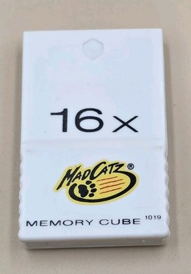 Mad Catz Memory Cube 16X White for Nintendo GameCube Console