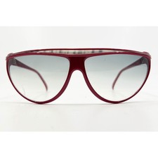 Courreges 8357 AC 82 Burgundy Shield Sunglasses Gradient Lenses Women