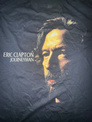 VTG 1990 Eric Clapton Journeyman Tour Shirt XL USA Made Screen Stars Rare