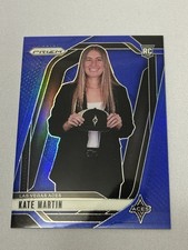 2024 Panini Prizm WNBA Blue Prizm Rookie Variation Kate Martin RC /199 #148