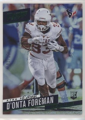 2017 Panini Prestige Xtra Points Green 101/150 D'Onta Foreman #224 Rookie RC yf0