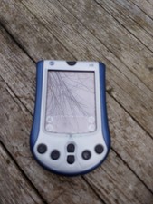 Palm M130 Silver Blue 8MB RAM Color Touchscreen PDA Organizer Only