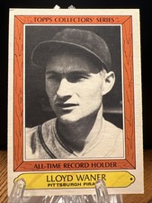 1985 Topps Woolworth All Time Record Holders #36 Lloyd Waner