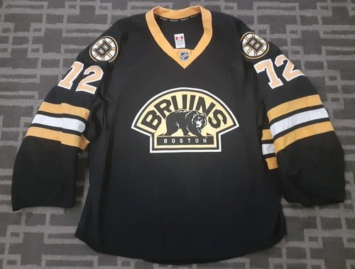 Boston Bruins 2014-15  NHL Game Worn- Used 3RD Jersey Niklas Svedberg SZ 58G