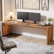200CM Extra Long Computer Desk, 2 Person Wooden Writing Table for Home Office — image 6