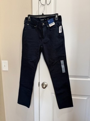 BNWT Old navy Men's Dark Blue Denim Jeans, Size 29Wx30L Slim Fit, Built in flex