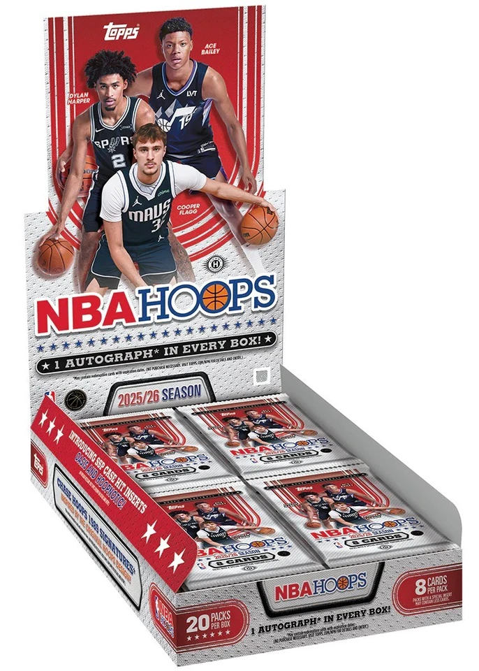 Topps Basketball NBA Hoops 2025-26 Hobby Box OVP