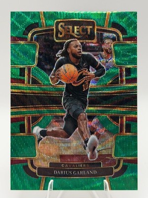 2023-24 Panini Select Concourse Green Wave Prizm 29/50 Darius Garland #50 10x2