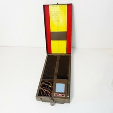 Metal Photo Slide Transparency File with Lighted Viewer - FODECO Model No 155
