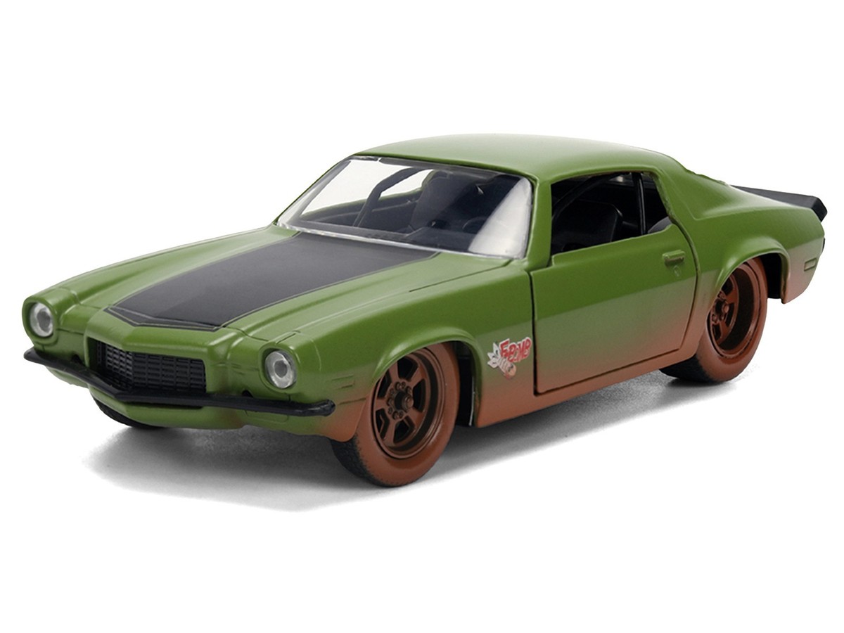 1973 CHEVROLET CAMARO GREEN (DIRTY) FAST & FURIOUS 25 YEARS 1/32
