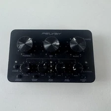 FELYBY Audio Interface Mixer Bundle V8 Live Stream Sound Card Podcast Effects