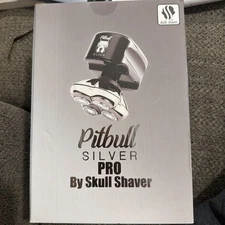 Pitbull Silver PRO Head & Face Shaver |USB charging cable included Skull Shaver