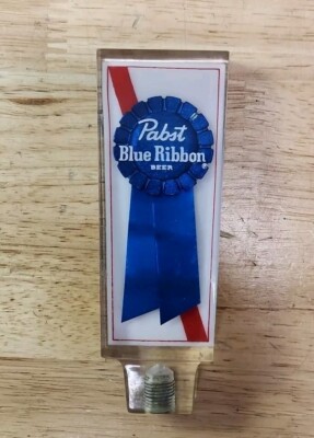 Pabst blue ribbon beer tap handle ビアハンドル Vintage Pabst Blue