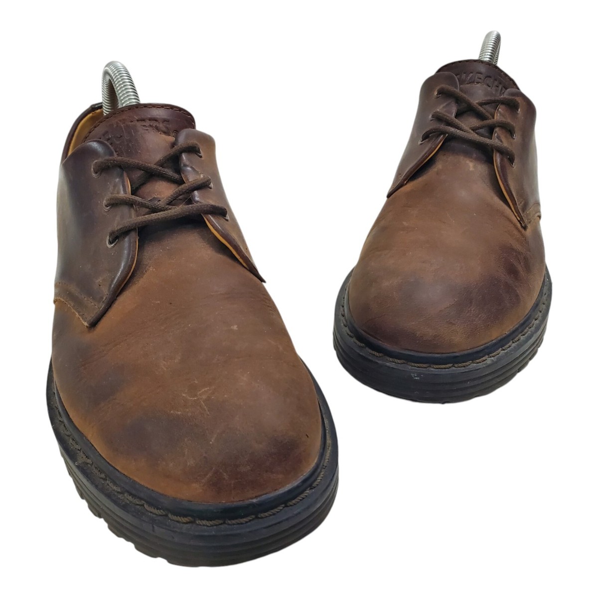 Vintage SKECHERS Shoes Mens Size 8 Brown Leather Derby 