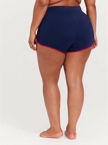 Torrid Jaws Swim Short Blue Red NWT NEW 0X - Picture 2 of 8