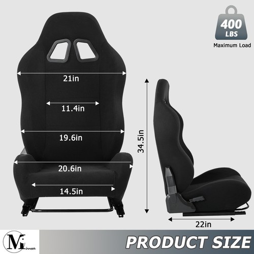 Soporte de asiento de cabina Minneer Racing Simulator para volante tubo cuadrado - Imagen 16 de 33