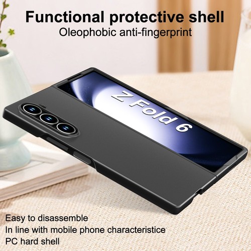 For Samsung Galaxy Z Fold 6 5G Phone Case Black Shockproof Hard Slim Back Cover - Photo 2 sur 10