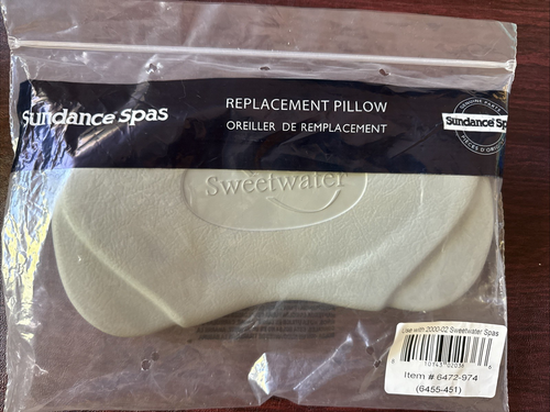 Almohada para bañera de hidromasaje Sweetwater gris 2000-2002 Sundance modelo de repuesto 6472-974 nueva con etiquetas - Imagen 4 de 7