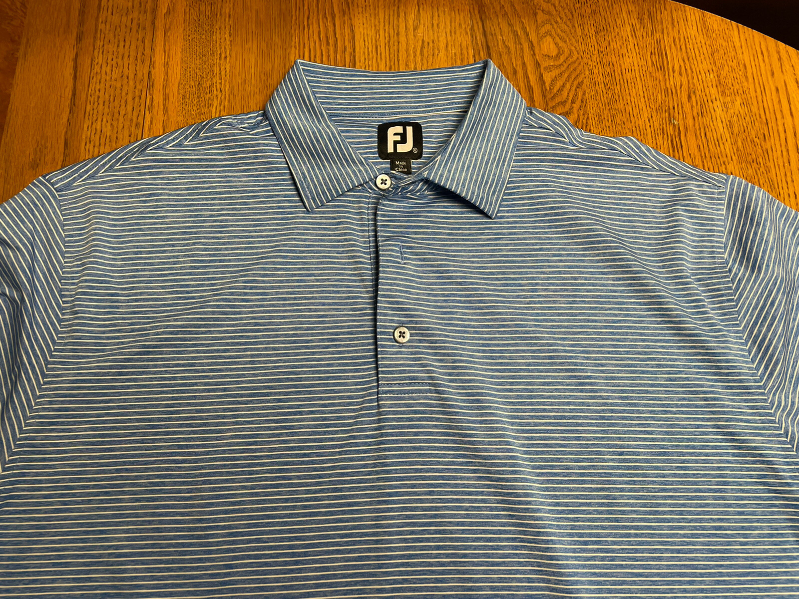Fair Harbor The Midway Polo - Blue Golf Stripe