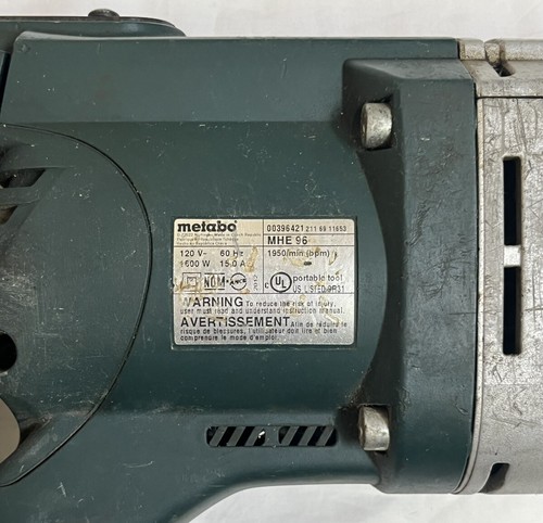 METABO MHE 96 1600W CHIPPING HAMMER DEMOLITION DRILL (MVP021175) - Picture 5 of 5