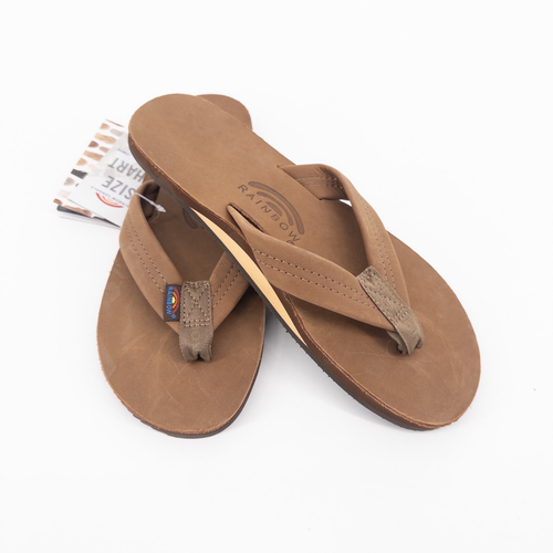 Rainbow Sandals Men's Premier Leather Double Layer Arch Sandal In Sierra Brown By Rainbow Sandals 2 Grande