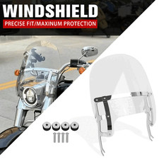 Clear 15 Windshield W/Bracket Detachable For ...