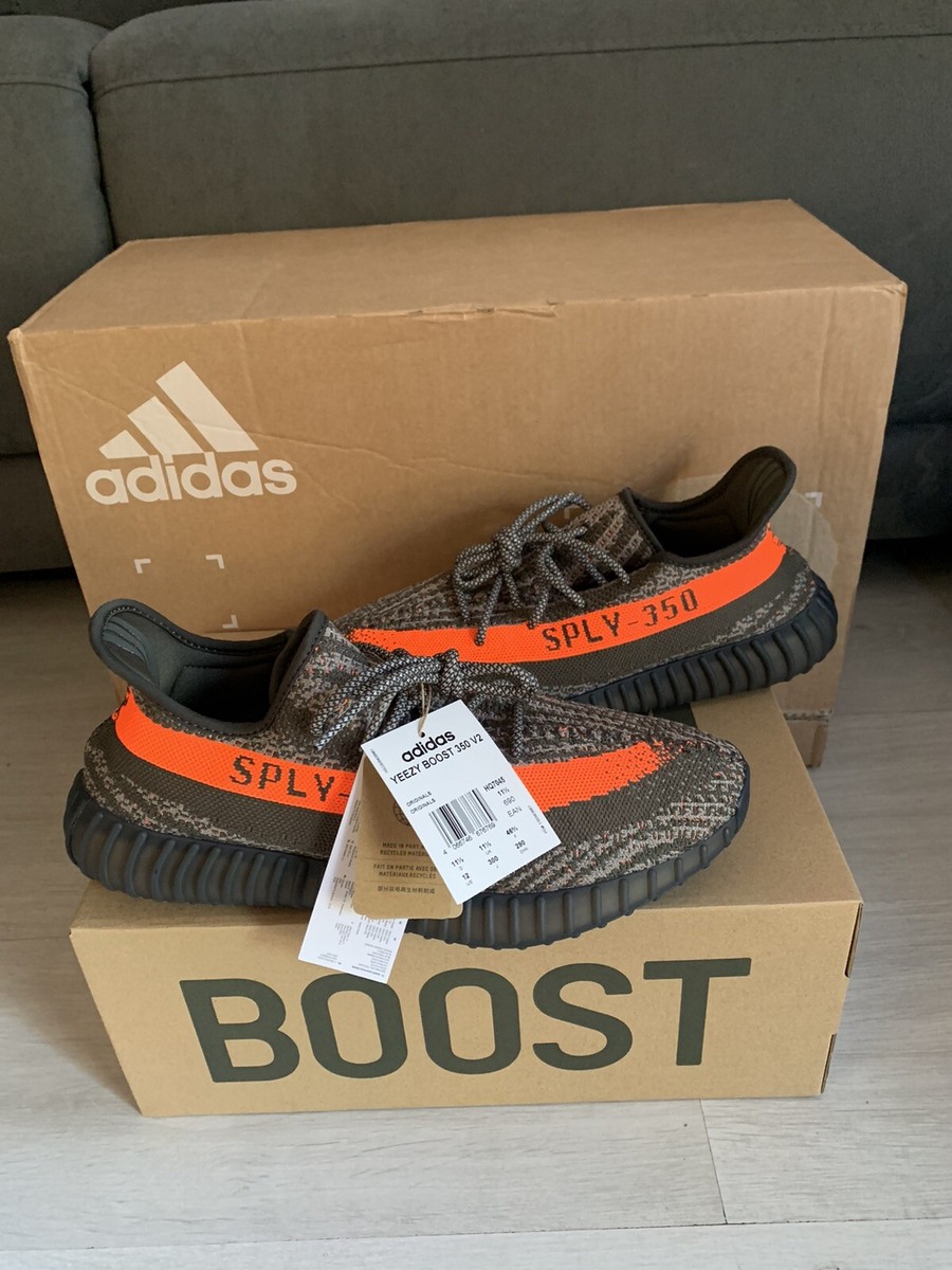 靴/バッグ adidas Yeezy Boost 350 V2 Shop Orange Mens adidas adidas Yeezy Boost 350 V2 Lace Up Sneakers